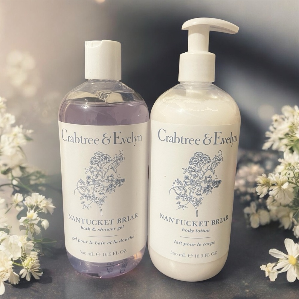 Crabtree & Evelyn Nantucket Briar Bath & Shower Gel and Lotion Set